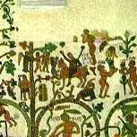 Re Artù nel mosaico di Fra Pantaleone a Otranto