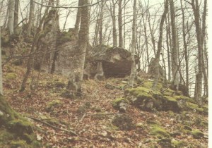 9 Presunto Dolmen di monte Peccia-foto dal libro G Capone - Collepardo 1994