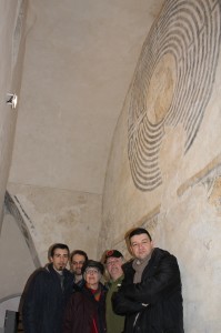 3 Di Donato-Coluzzi- Kimberly e Jeff Saward e Pavat ncon il Cristo nel labirinto-fotoDi DonatoI