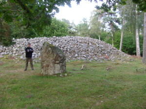 Cairn preistorico a Lejstu Rojr sull'isola di Gotland