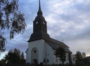 La chiesa di Överkalix in Svezia