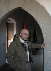 Dino Coppola nel castello di Ceccano