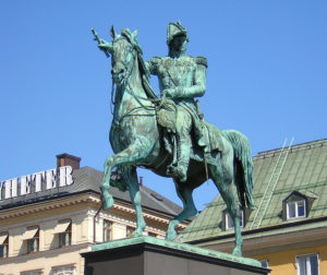 Statua di Carlo XIV Giovanni a Slussplan - Stockholm 2012