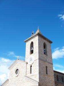 Campanile della chiesa di San Michele Arcangelo a Pisterzo – foto G. Pavat